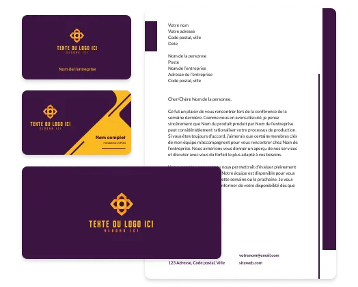 outils de création de logos et de cartes de visite