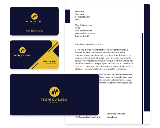 outils de création de logos et de cartes professionnelles