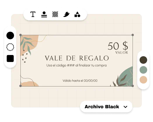 Personaliza tu tarjeta de regalo