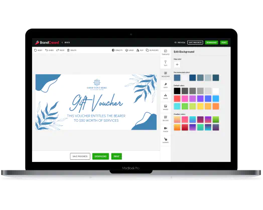 Gift Certificate editor