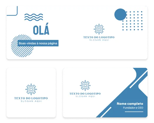 ferramentas de logotipo e cartão de visita
