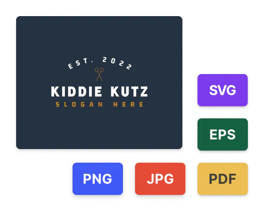 AI logo download step 3 illustration