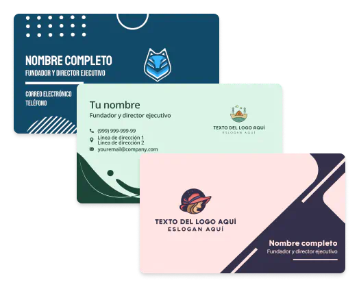 Ejemplos de tarjetas de visita