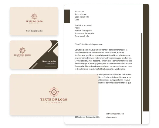 outils de création de logos et de cartes professionnelles