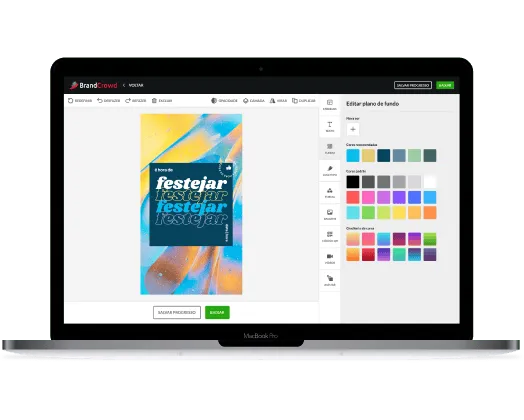 Editor de stories do Instagram
