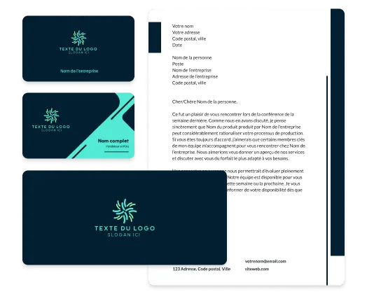outils de création de logos et de cartes professionnelles