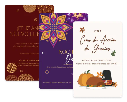 Ejemplos de invitaciones