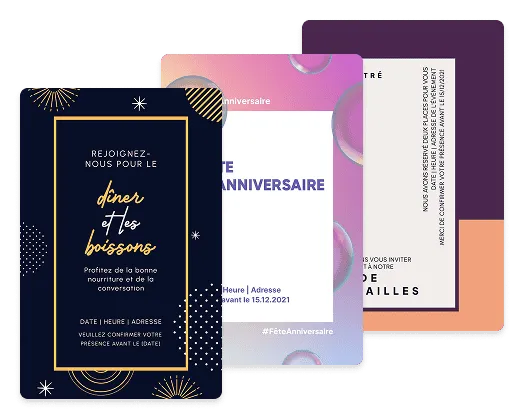 Invitations personnalisées