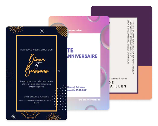 Invitations personnalisées