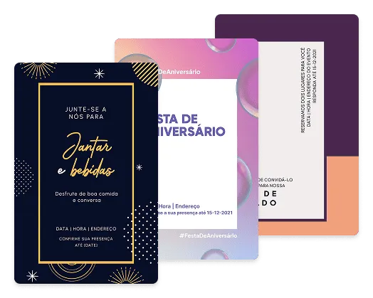 Convites personalizados