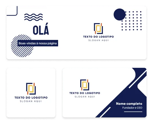 ferramentas de logotipo e cartão de visita