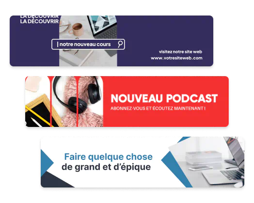 Exemples de bannières LinkedIn