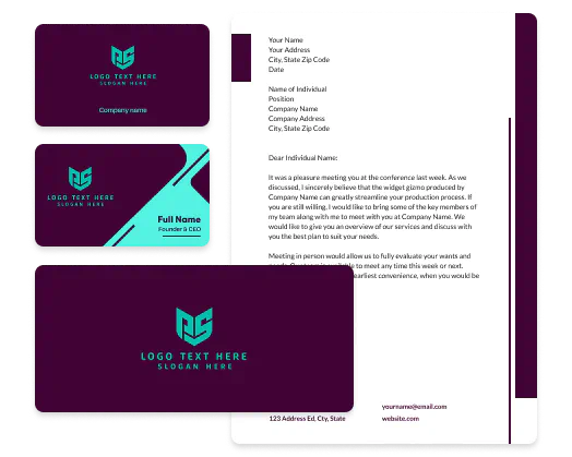 logo and business card tools