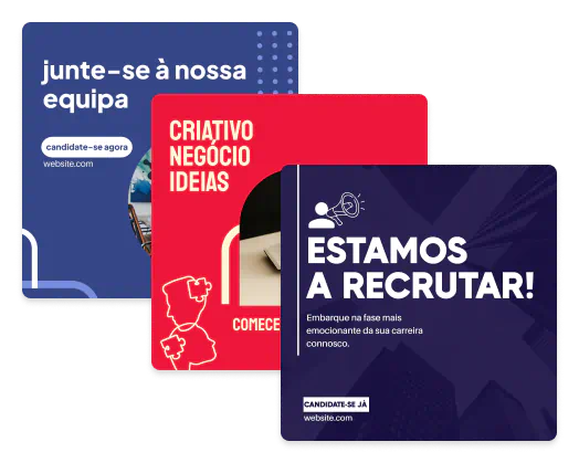 Exemplos de publicações do LinkedIn