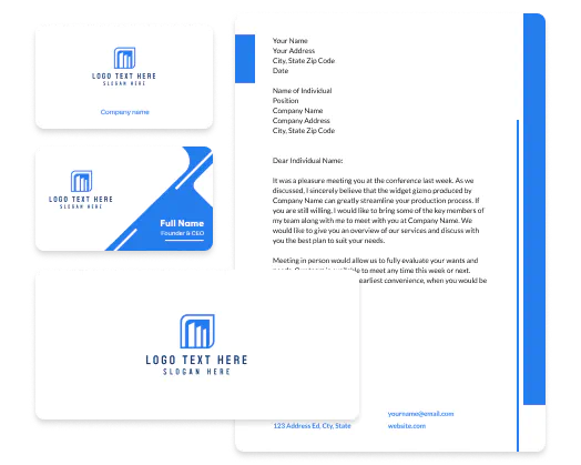 logo and business card tools