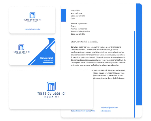 outils de création de logos et de cartes de visite