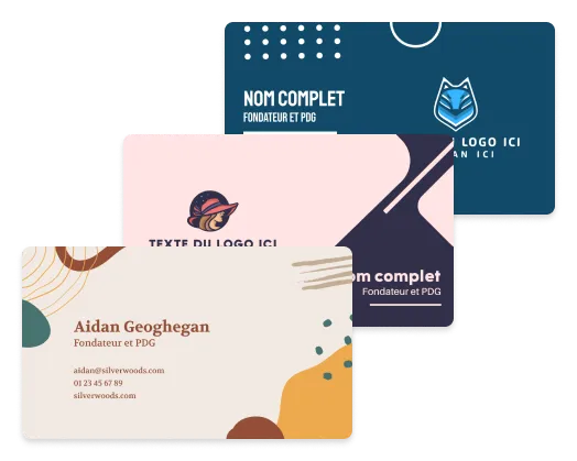 modèles de cartes de visite uniques