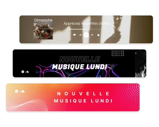 Bannière SoundCloud