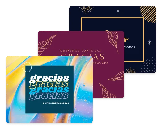 Tarjeta de agradecimiento