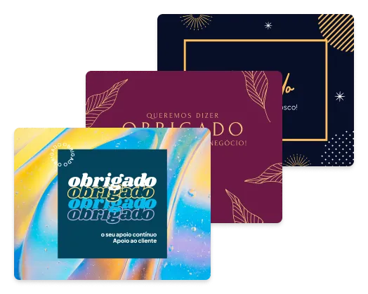 Cartão de agradecimento