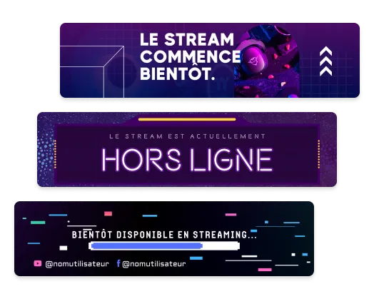 Bannière Twitch