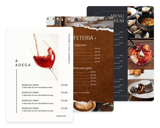 Menus personalizados