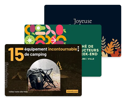 Couvertures de tableau Pinterest personnalisées