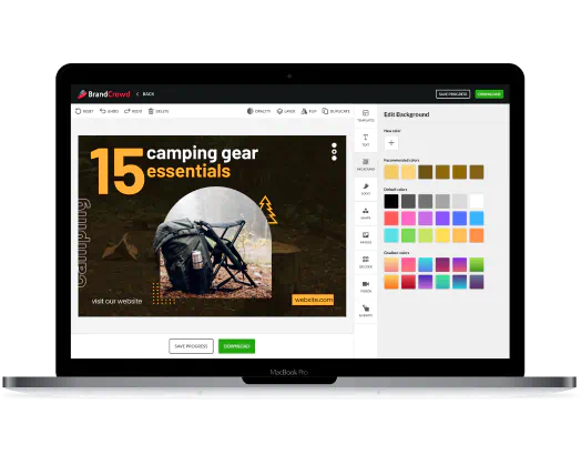 Pinterest Cover editor