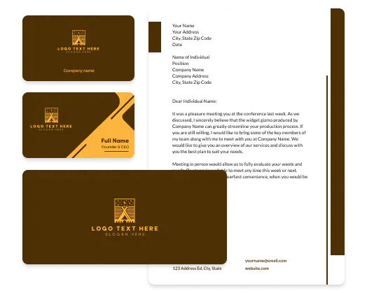 logo and business card tools