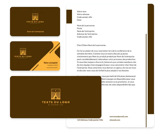outils de création de logos et de cartes professionnelles