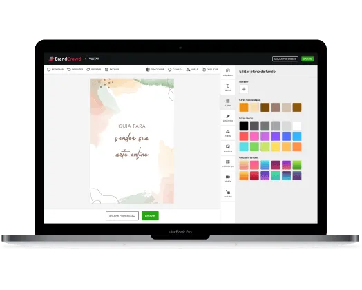 Editor de pins do Pinterest