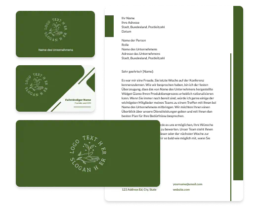 Logo- und Visitenkarten-Tools