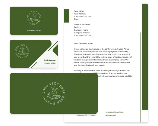 logo and business card tools
