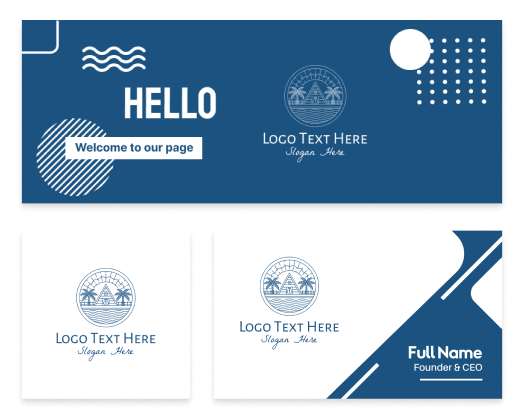 logo and business card tools