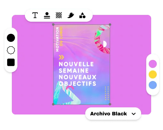 Personnalisez votre affiche