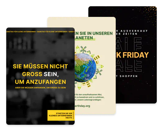 Personalisierte Poster