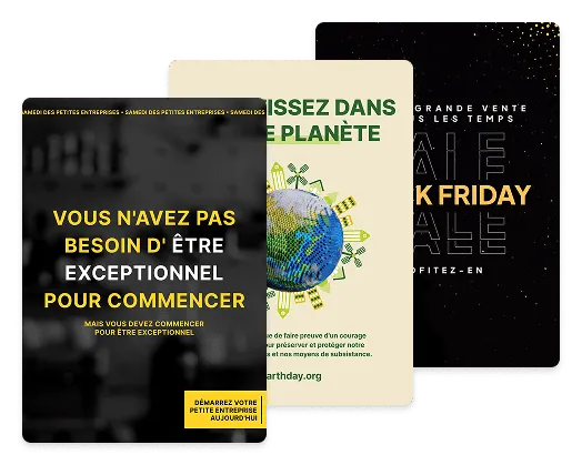 Affiches personnalisées