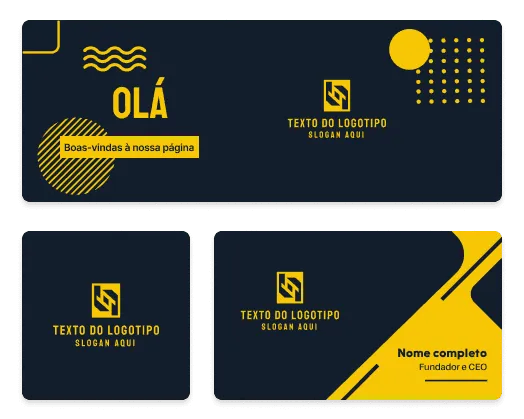 ferramentas de logotipo e cartão de visita
