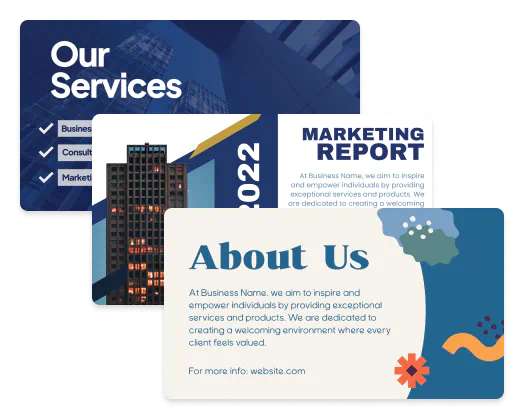 Presentation examples