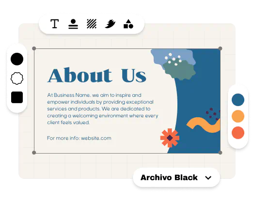 Customise your presentation