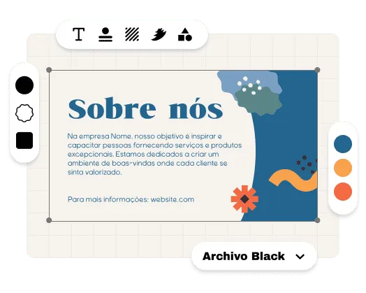 Personalize sua apresentação