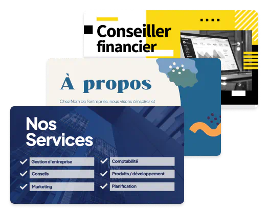 Présentations personnalisées