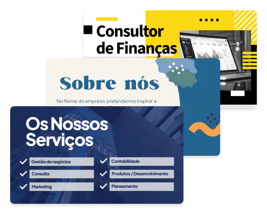 Apresentações personalizadas