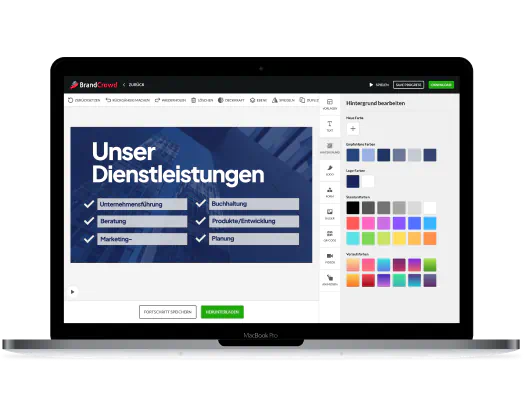 Präsentationen-Editor