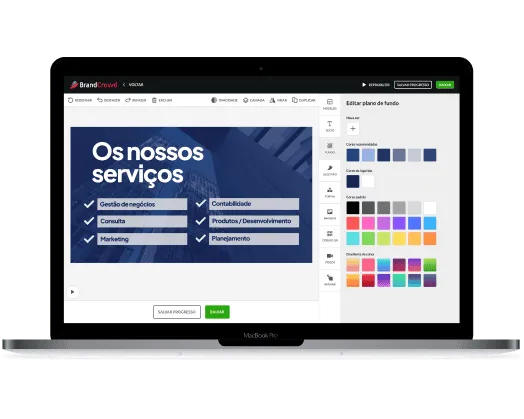 Editor de apresentações