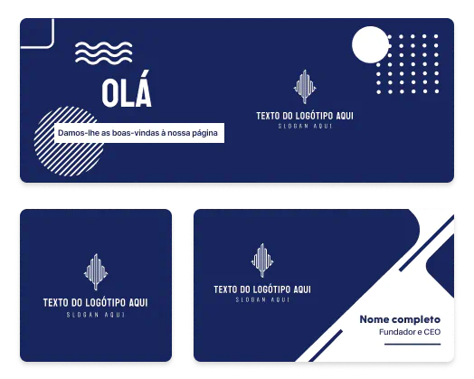 ferramentas de logótipo e cartão de visita