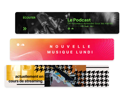 Bannières SoundCloud personnalisées
