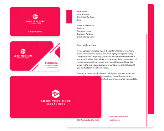 logo and business card tools