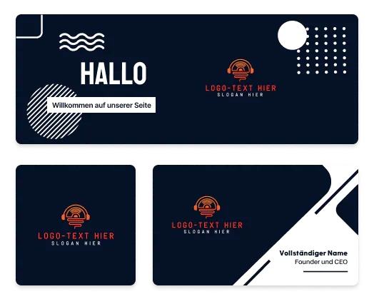 Logo- und Visitenkarten-Tools
