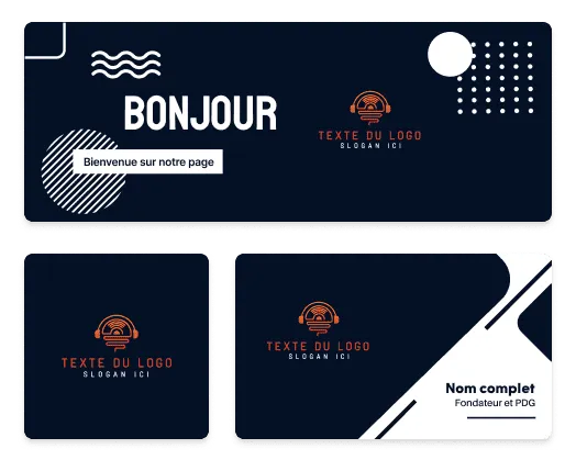 outils de création de logos et de cartes professionnelles